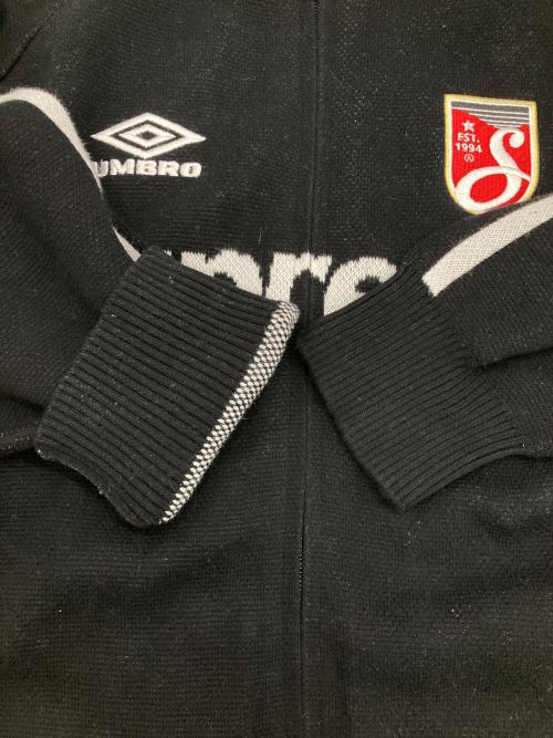 SUPREME（シュプリーム）SUPREME (シュプリーム) UMBRO (アンブロ) Zip Up Sweater ブラック サイズ:Lの古着・服飾アイテム