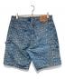 SUPREME (シュプリーム) WARP JACQUARD LOGOS DENIM PAINTER SHORT インディゴ サイズ:32：17000円