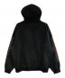 SUPREME (シュプリーム) Woven Patches Hooded Sweatshirt ブラック×レッド サイズ:XL：16000円
