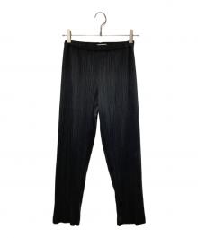 PLEATS PLEASE（プリーツプリーズ）の古着「プリーツパンツ」｜ブラック