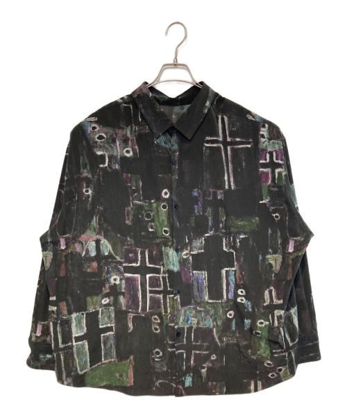 LAD MUSICIAN（ラッドミュージシャン）LAD MUSICIAN (ラッドミュージシャン) BACK-FRONT SHIRT ブラック サイズ:不明の古着・服飾アイテム