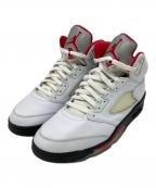 NIKEナイキ）の古着「AIR JORDAN 5 RETRO」｜ホワイト
