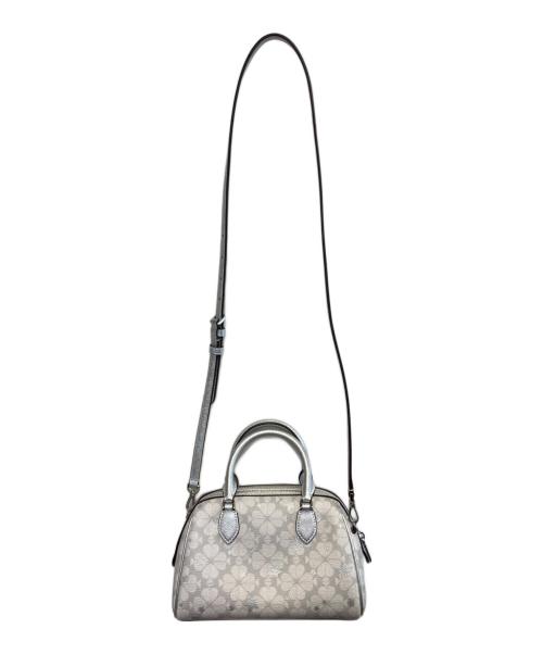 Kate Spade（ケイトスペード）Kate Spade (ケイトスペード) スペードフラワー スター トス ドリー ダッフル クロスボディ シルバー×ホワイトの古着・服飾アイテム
