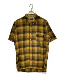PENDLETON（ペンドルトン）の古着「［古着］チェックBD半袖シャツ」｜イエロー×ブラック