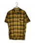 PENDLETON（ペンドルトン）の古着「［古着］チェックBD半袖シャツ」｜イエロー×ブラック