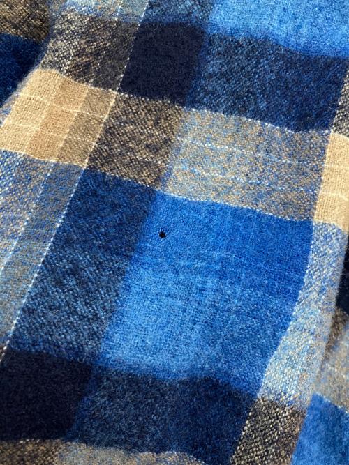 PENDLETON（ペンドルトン）PENDLETON (ペンドルトン) ［古着］チェックウールボードシャツ ブルー×ベージュ サイズ:Lの古着・服飾アイテム