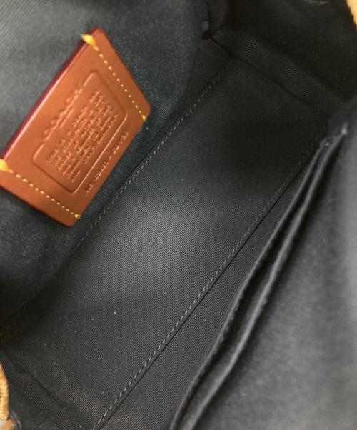 COACH（コーチ）COACH (コーチ) ミニ ローアン クロスボディ バッグ・ラブド デニム・チャーム インディゴの古着・服飾アイテム