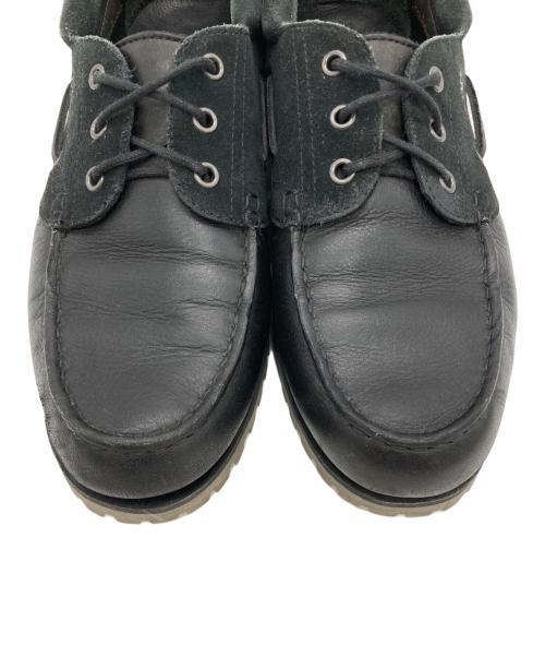 Timberland（ティンバーランド）Timberland (ティンバーランド) オーセンティック 3eyeラグハンドソーン ボートシューズ ブラック サイズ:US9Wの古着・服飾アイテム