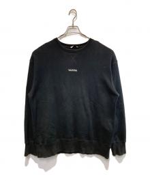 VALENTINO（ヴァレンティノ）の古着「クルーネックスウェット」｜ブラック