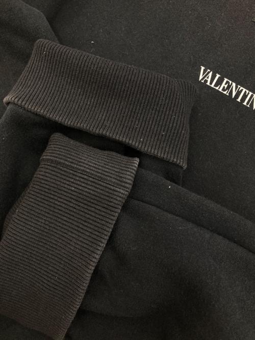 VALENTINO（ヴァレンティノ）VALENTINO (ヴァレンティノ) クルーネックスウェット ブラック サイズ:XLの古着・服飾アイテム