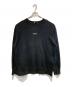 VALENTINO（ヴァレンティノ）の古着「クルーネックスウェット」｜ブラック