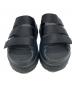 中古・古着 UGG (アグ) ストラップサンダル ブラック サイズ:USA6：7000円