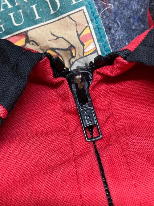 CANYON GUIDE（キャニオンガイド）CANYON GUIDE (キャニオンガイド) ［古着］スイングトップ レッド×ブラック サイズ:XLの古着・服飾アイテム