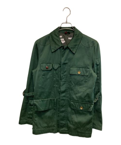 Paul Smith RED EAR（ポールスミス レッドイヤー）Paul Smith RED EAR (ポールスミス レッドイヤー) コットンチノワークジャケット グリーン サイズ:Ｌの古着・服飾アイテム