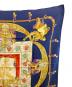 HERMES (エルメス) カレ90 ネイビー×イエロー：18000円