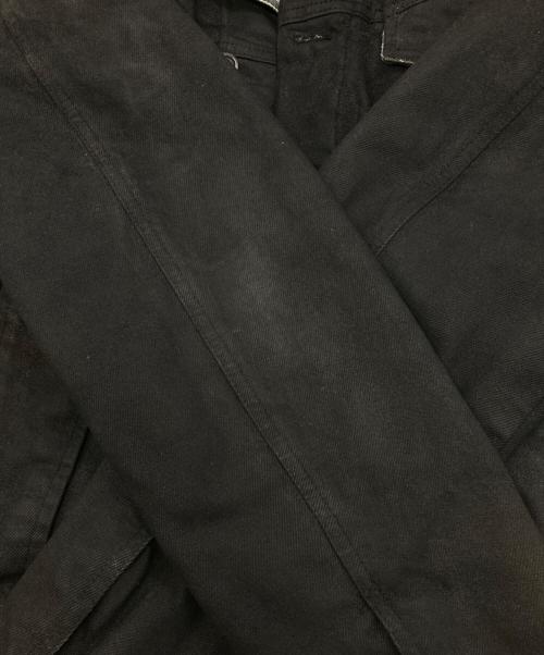 GIVENCHY（ジバンシィ）GIVENCHY (ジバンシィ) コーティングランチジャケット ブラック×ベージュ サイズ:44の古着・服飾アイテム
