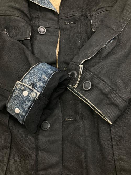 GIVENCHY（ジバンシィ）GIVENCHY (ジバンシィ) コーティングランチジャケット ブラック×ベージュ サイズ:44の古着・服飾アイテム