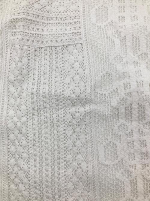 IENA（イエナ）IENA (イエナ) ENパッチワークレースイージーパンツ ホワイト サイズ:38の古着・服飾アイテム