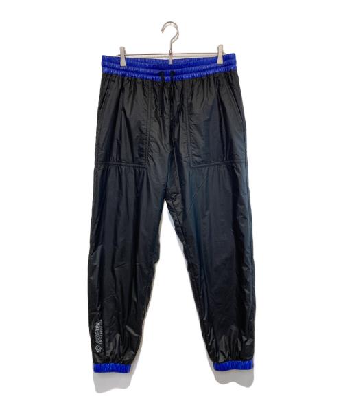 MONCLER GRENOBLE（モンクレール グルノーブル）MONCLER GRENOBLE (モンクレール グルノーブル) PANTALONE SPORTIVO ナイロンパンツ ブラック×ブルー サイズ:XL 未使用品の古着・服飾アイテム