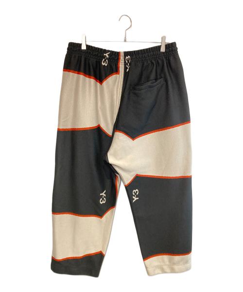 Y-3（ワイスリー）Y-3 (ワイスリー) JAQUARD TRACK PANTS ブラック×グレー サイズ:M 未使用品の古着・服飾アイテム