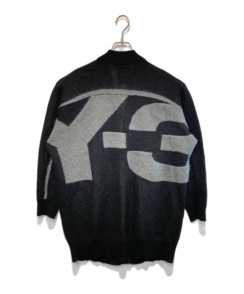 Y-3（ワイスリー）Y-3 (ワイスリー) W CLASSIC SHEER KNIT CARDIGAN ブラック サイズ:Lの古着・服飾アイテム