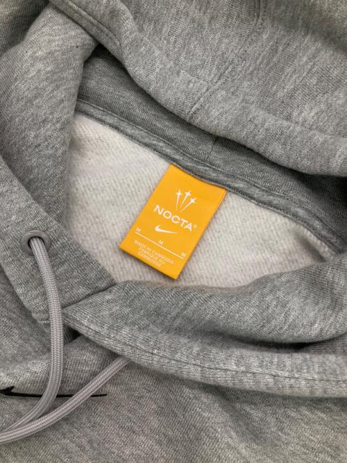 NIKE（ナイキ）NIKE (ナイキ) NOCTA (ノクタ) M NRG CS NOCTA HOODIE FLC 2 グレー サイズ:Mの古着・服飾アイテム