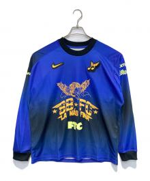 NIKE SB（ナイキエスビー）の古着「キーパー ジャージー ロングスリーブ スケートボードトップス」｜ブルー×イエロー