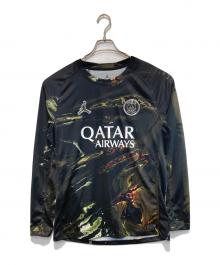 NIKE×Paris Saint-Germain（ナイキ×パリサンジェルマン）の古着「Dri-FIT サッカー ロングスリーブ レプリカ ユニフォーム トップス」｜ブラック
