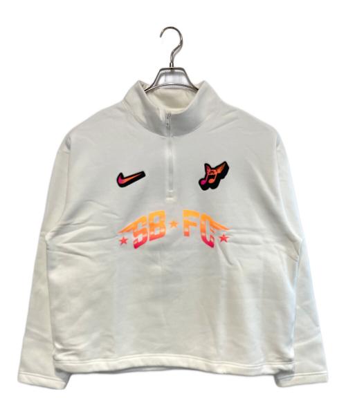 NIKE SB（ナイキエスビー）NIKE SB (ナイキエスビー) FC Half Zip Crewneck Fleece ホワイト サイズ:M 未使用品の古着・服飾アイテム