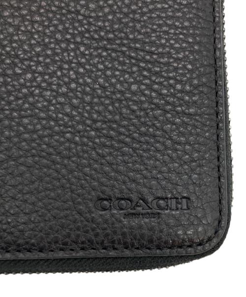 COACH（コーチ）COACH (コーチ) ジップアラウンドウォレット ブラックの古着・服飾アイテム