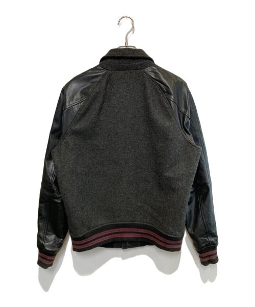 DIESEL（ディーゼル）DIESEL (ディーゼル) レザー切替ジャケット ブラック サイズ:Ｍの古着・服飾アイテム