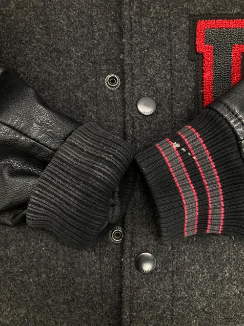 DIESEL（ディーゼル）DIESEL (ディーゼル) レザー切替ジャケット ブラック サイズ:Ｍの古着・服飾アイテム