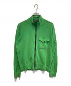 STONE ISLANDストーンアイランド）の古着「フルジップニットジャケット」｜グリーン