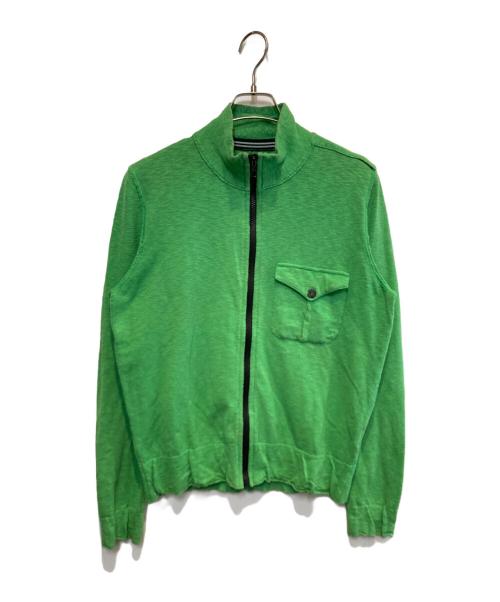 STONE ISLAND（ストーンアイランド）STONE ISLAND (ストーンアイランド) フルジップニットジャケット グリーン サイズ:Mの古着・服飾アイテム
