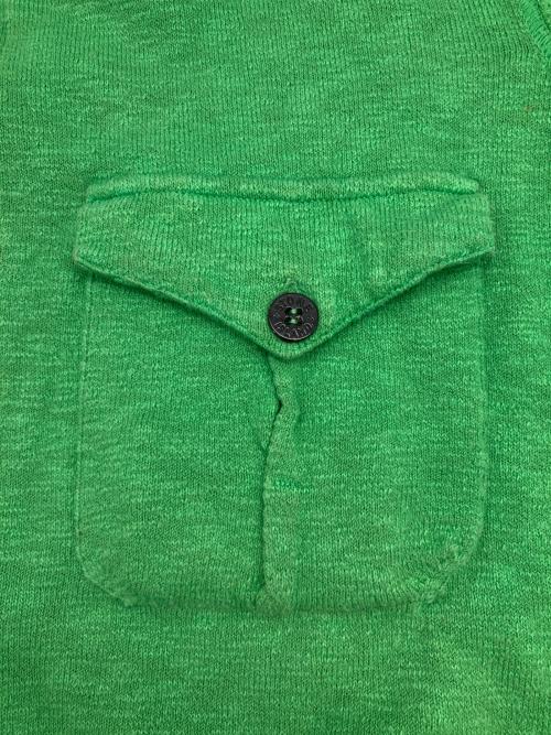 STONE ISLAND（ストーンアイランド）STONE ISLAND (ストーンアイランド) フルジップニットジャケット グリーン サイズ:Mの古着・服飾アイテム