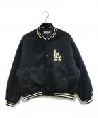 PUBLUX×FREAK'S STOREパブリュクス×フリークスストア）の古着「別注 MLB ロゴ スタジャン」｜ブラック