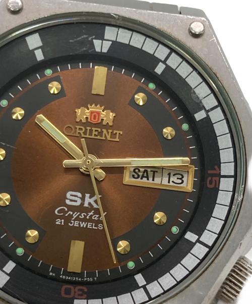 ORIENT（オリエント）ORIENT (オリエント) SK Crystal 21 JEWELS オレンジの古着・服飾アイテム