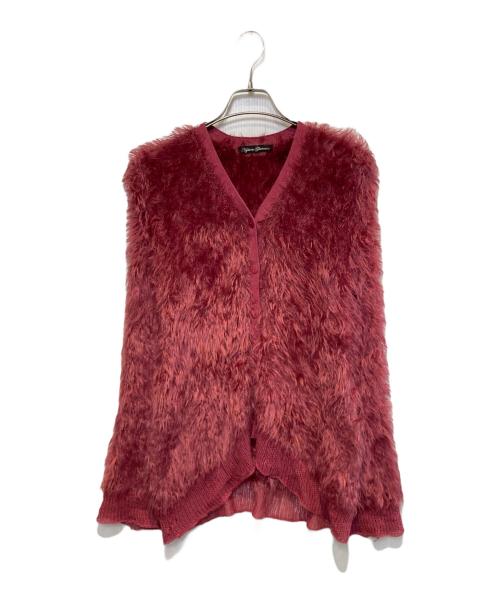 Hysteric Glamour（ヒステリックグラマー）Hysteric Glamour (ヒステリックグラマー) シャギーニットカーディガン ピンク サイズ:Freeの古着・服飾アイテム