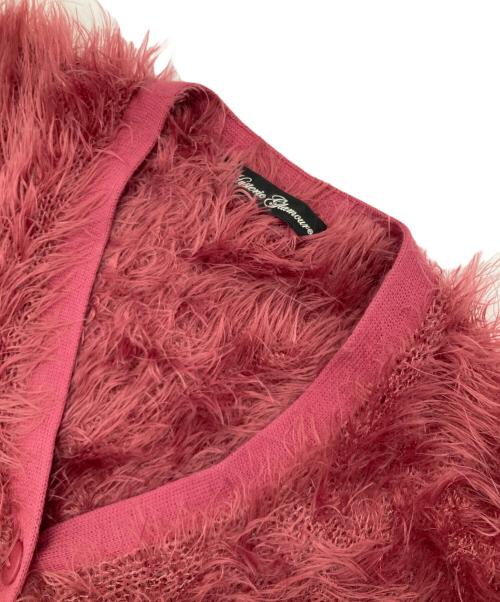 Hysteric Glamour（ヒステリックグラマー）Hysteric Glamour (ヒステリックグラマー) シャギーニットカーディガン ピンク サイズ:Freeの古着・服飾アイテム