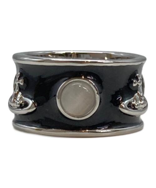 Vivienne Westwood（ヴィヴィアンウエストウッド）Vivienne Westwood (ヴィヴィアンウエストウッド) キングリング ブラック×シルバー サイズ:12号の古着・服飾アイテム
