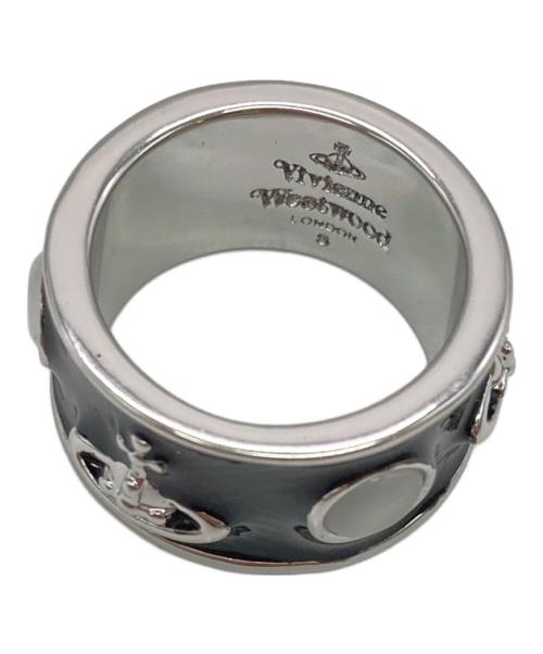 Vivienne Westwood（ヴィヴィアンウエストウッド）Vivienne Westwood (ヴィヴィアンウエストウッド) キングリング ブラック×シルバー サイズ:12号の古着・服飾アイテム