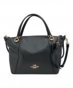 COACHコーチ）の古着「ケイシーサッチェルトートバッグ」｜ブラック