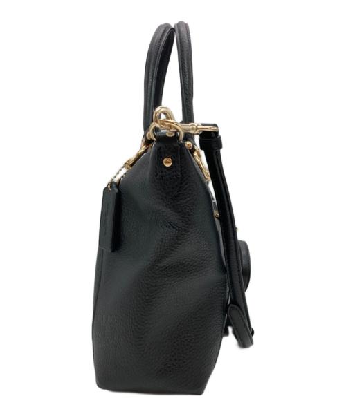 COACH（コーチ）COACH (コーチ) ケイシーサッチェルトートバッグ ブラックの古着・服飾アイテム