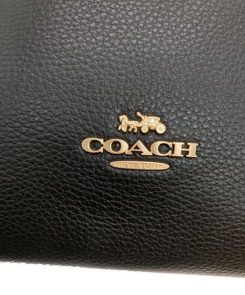 COACH（コーチ）COACH (コーチ) ケイシーサッチェルトートバッグ ブラックの古着・服飾アイテム