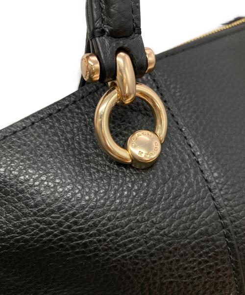 COACH（コーチ）COACH (コーチ) ケイシーサッチェルトートバッグ ブラックの古着・服飾アイテム