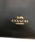 中古・古着 COACH (コーチ) ケイシーサッチェルトートバッグ ブラック：15000円