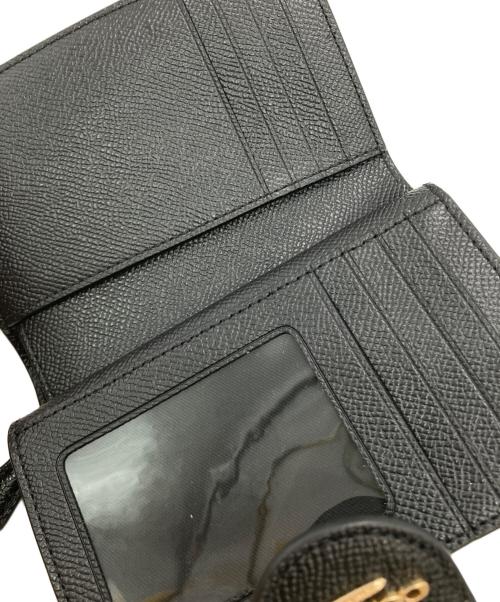 COACH（コーチ）COACH (コーチ) ミディアム コーナー ジップ ウォレット ブラックの古着・服飾アイテム