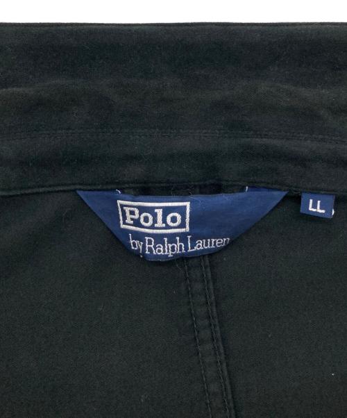 POLO RALPH LAUREN（ポロ・ラルフローレン）POLO RALPH LAUREN (ポロ・ラルフローレン) モールスキンカバーオール ブラック サイズ:LLの古着・服飾アイテム