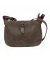 SLOW（スロウ）の古着「Latch Shoulder Bag」｜グレー×ブラウン