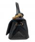 MARC JACOBS (マークジェイコブス) ザ レザー デュアル トップ ハンドル ミニ ブラック：20000円